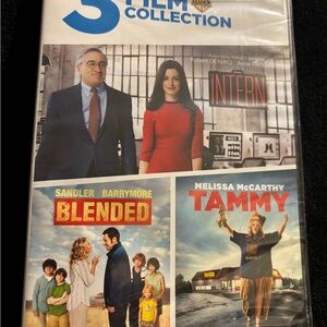 Blended , The Intern , Tammy  3 Movie Collection DVD Set. Factory Sealed.